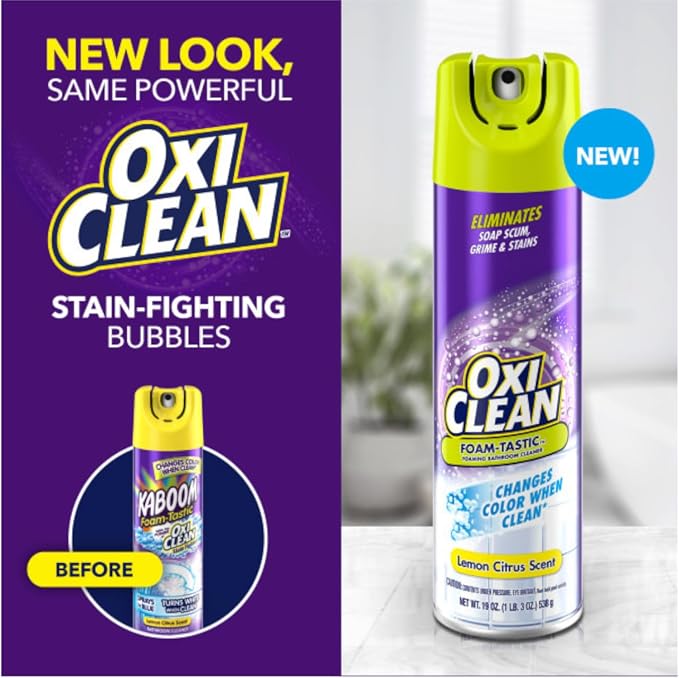 Kaboom with OxiClean Foam-Tastic - Citrus - 19 oz - 2 pk