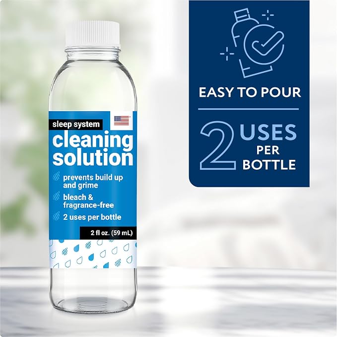 IMPRESA Sleep System Cleaning Solution Compatible with ChiliPad, OOLER & Dock Pro & Bed Cooling System Cleaner - 3-Pack, 2 Fl Oz - Unscented No-Mess Cleaning Supplies - Sleep Machine Cleaner