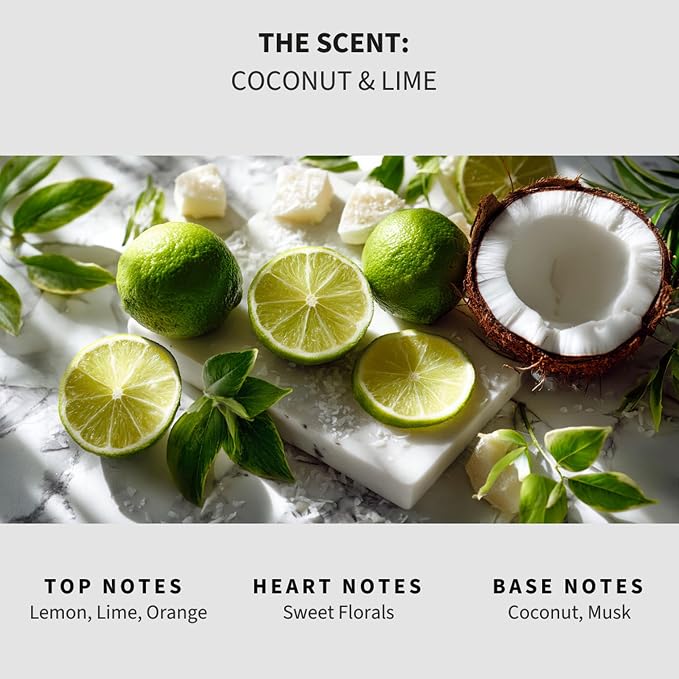Lapew Coconut & Lime Scented Mop Soap - Luxury Floor Cleaner Concentrate for Mopping Tile, Laminate, Vinyl & Hardwood | Streak-Free, Low-Foam | 36 oz