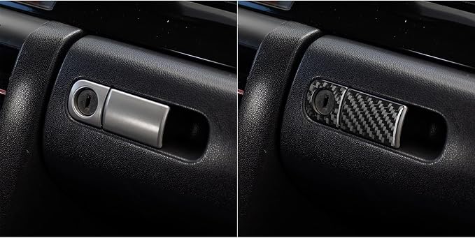 Fit for Mazda 3 Mazda3 2004-2009 Glove Box Handle Car Trim Stickers | Accessories | Real Carbon Fiber | Anti-scratch | Interior Cover | Decorations Trim