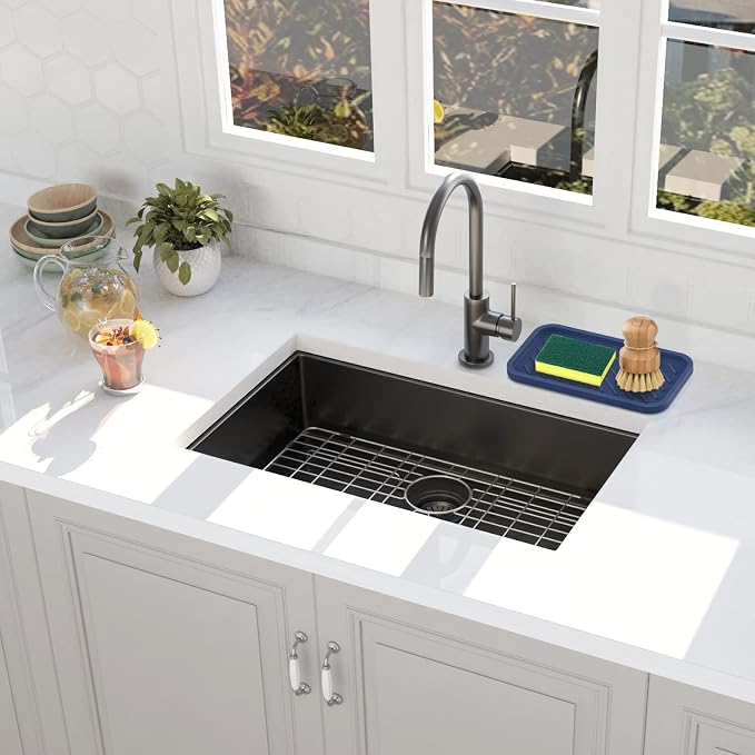 EG-SIPRO Silicone Sink Organizer Tray, 2-Pack, Sasau, Unisex, 8 Colors, Dishwashing Accessories