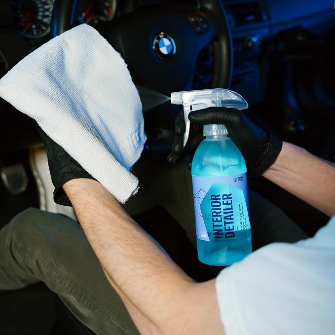 Gyeon Interior Detailer Streak Free Satin All-Surface Interior Cleaner | All-surface interior cleaner for leather, plastic, vinyl, fabric, and screens — matte finish with no shine or residue 1000ml