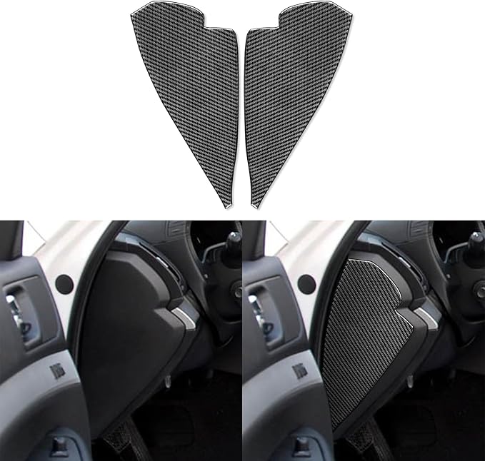 Real Carbon Fiber Trim for Infiniti Accessories | for G37 2008 2009 G35 2007 2008 Side Dash Panel Cover Interior Thick Overlay Decal - A