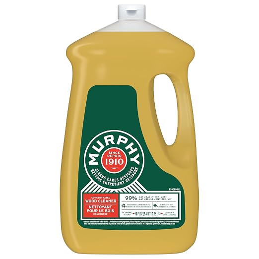 Murphy Oil Soap Hardwood Floors and Wood Cleaner Refill, 2.66 L | Wood Cleaner, No-Rinse Floor Cleaner, Removes Dirt and Grease, Versatile Cleaner, Non Residue, Murphy's Floor Cleaner