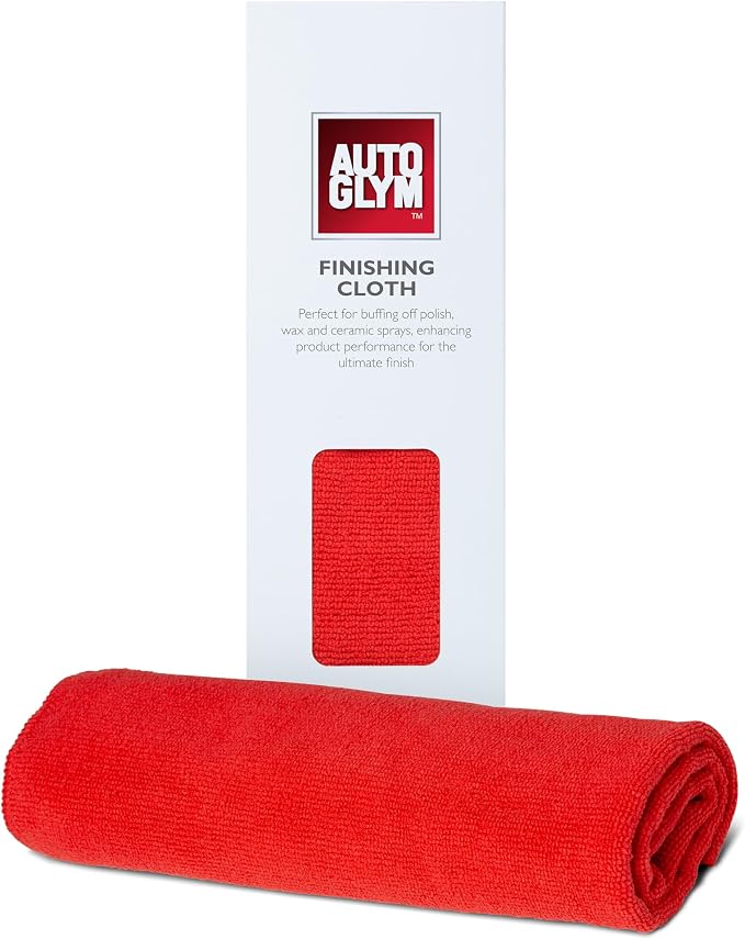 Autoglym Hi-Tech Finishing Cloth | Microfibre Cloth for Car Exterior Detailing – Ideal for Buffing Polish, Wax & Ceramic Sprays, Machine Washable