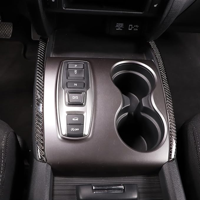 Gear Shift Side Trim Strip for Honda Pilot 2016-2022/ Ridgeline 2017-2023/ Passport 2019-2023, Center Console Trim Sticker Decal Protector, Dash Panel Side Trim Frame (Gear Shift Panel Side Trim)