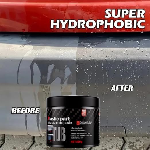 Trim Restorer - Dashboard Restorer | Cars Wax Paste | Car Interior Scratch Remover | Automotive Leather Seat Polish Cream | Long Lasting Car Detailing Polishing Paste for Vehicle Truck Interior Care