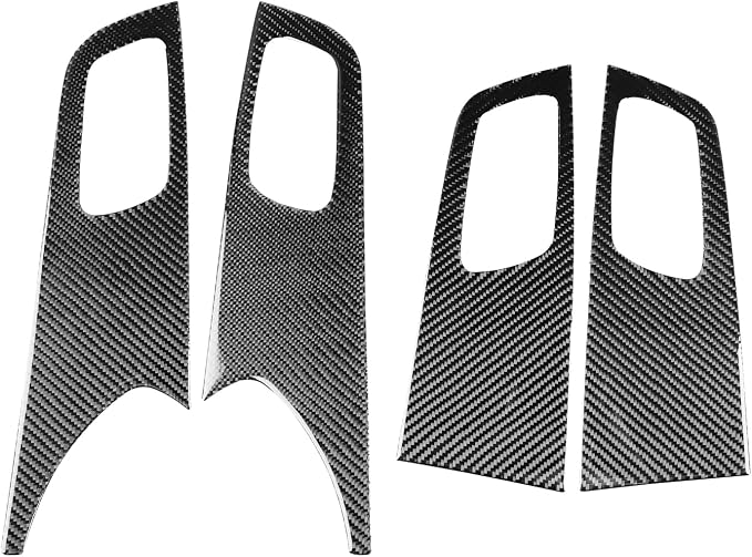 Real Carbon Fiber Trim for Honda CRV Accessories | for CR-V 2012 2013 2014 2015 2016 Door Bowl Handle Panel Cover Sticker Interior Thick Overlay Decal
