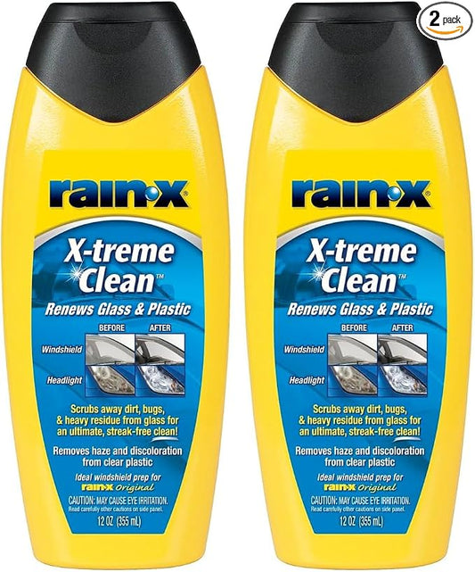 Rain-X 5080217 X-treme Clean Glass Cleaner - 12 fl oz. (Pack of 2)