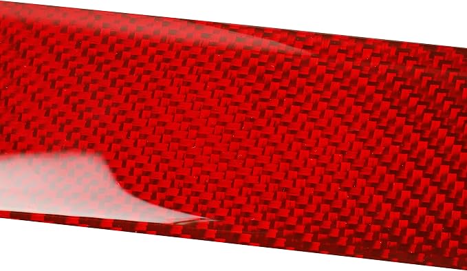 Real Carbon Fiber Trim for Ford Mustang Accessories | for 2009 2010 2011 2012 2013 2014 Front Inner Door Panel Interior Thick Overlay Decal