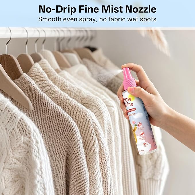 Odor Eliminator Fabric Freshener Spray, Rose Scent, 5.07 fl oz | Multi-Use Fabric Refresher Deodorizer, Long Lasting Fragrance for Clothes, Carpet, Couch, Mattress, Pillow, Curtain & Travel