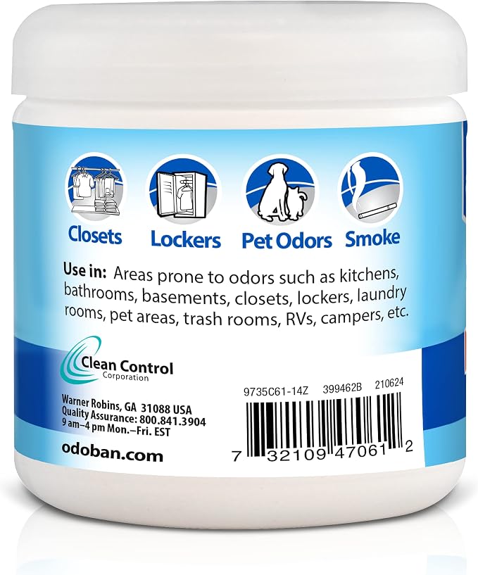 OdoBan Ready-to-Use Disinfectant and Harsh Smell Eliminator, Air and Pet Aroma Freshener and Purifier, Set of 2, 14.6 Ounce 360-Degree Continuous Spray and 14 Ounce Scent Absorber, Fresh Linen Scent