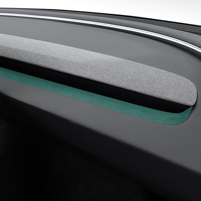 Betterhumz Car Dashboard Panel Trim for Tesla Model 3 M3 Highland 2026 2025 | Center Console Front Air Condition Vent Cover Sticker Moulding Tuning Accessories (for alcantara Green)