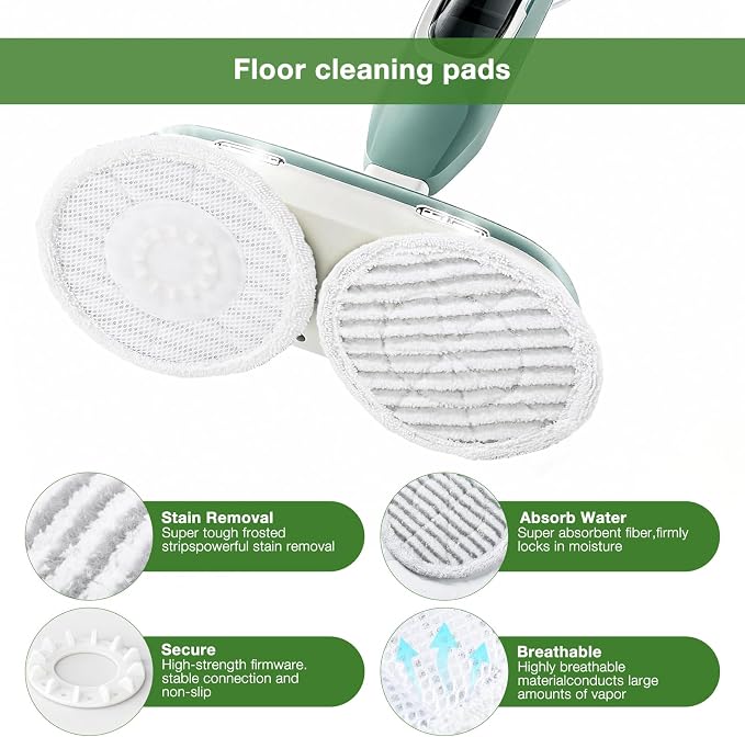 8 Pack Steam Mop Replacement Pads for Shark Steam Scrub Mop Pads | Steam Mop Pads for Various Floor Cleaning, for Shark S8201 S8001 S7001 S7201 S7000AMZ S7000 S7005 S7020 S7001C Steam Mop