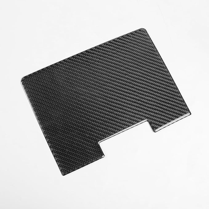 Fit for Cadillac Escalade ESV 2007-2014 / EXT Hybrid 2009-2013 | Real Carbon Fiber | Accessories | Trim Rear Cup Holder Panel | Stickers | Thick Overlay | Anti-scratch