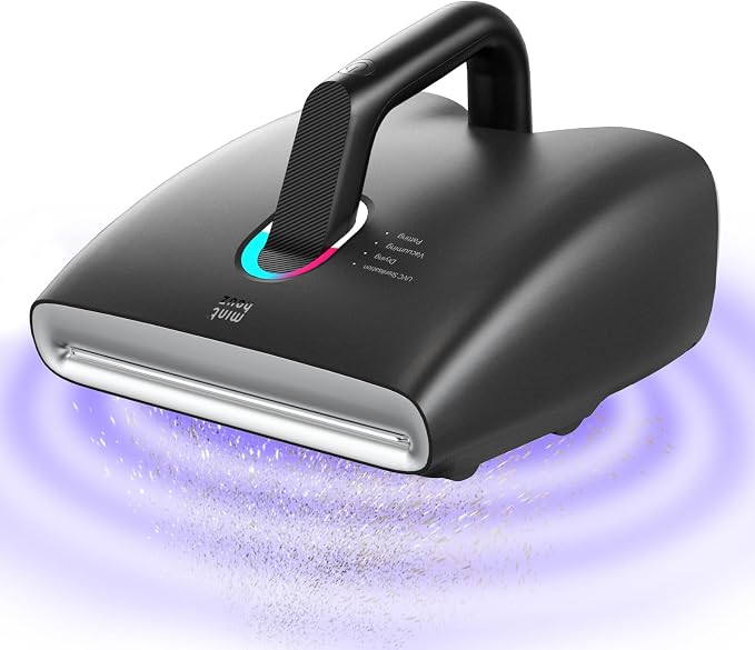 Minthouz Mattress Vacuum Cleaner Bed Vacuum with 15Kpa Suction Handheld Vacuum Widened Suction Port, Corded