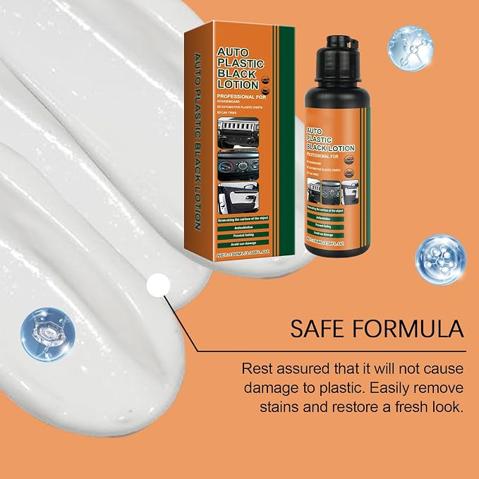 Car Interior Exterior Refresher Spray, 100ml Auto Care Polish, Revitalizes Surfaces Prevents Fading for Vehicle Dashboard Leather Trim