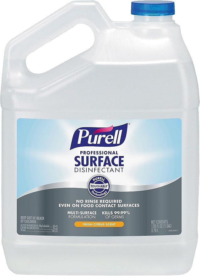 Purell All-Purpose Cleaners & Spray Glass & Surface Cleaner Disinfectant Refill, Fresh Citrus Scent (4342-04)