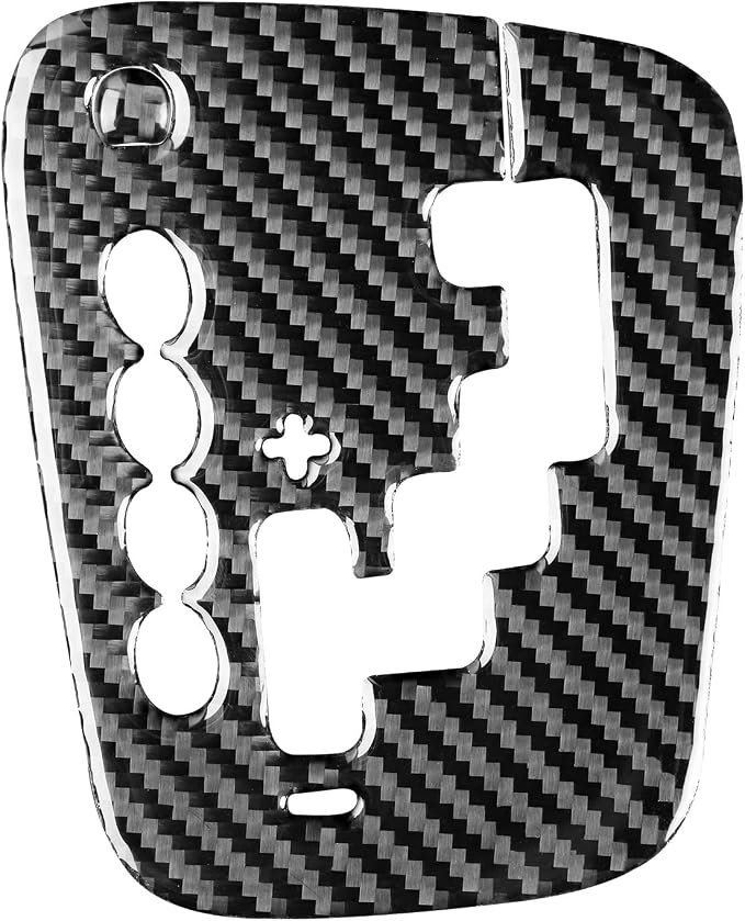 JKYUKU Real Carbon Fiber for Subaru Accessories Center Console Gear Shift | for Legacy/Outback 2005-2009, Black Center Console Gear Shift Decal Cover Trim , Sl8215 Sticker, Anti-Scratch