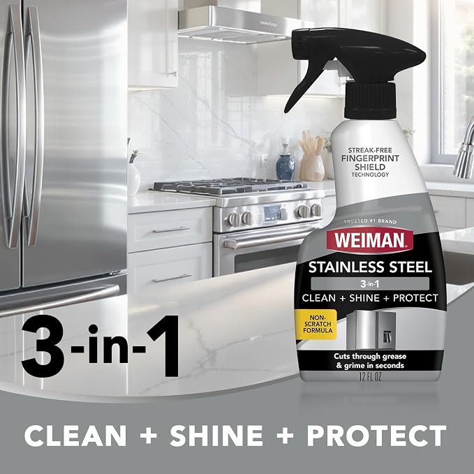 Weiman Stainless Steel & Granite Cleaner - 12 Ounce