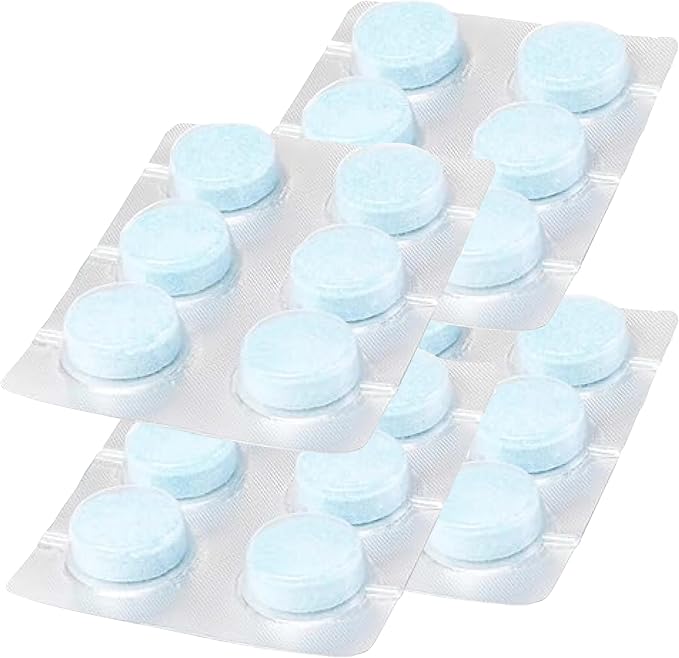 COMPAC HOME Plink Advanced Drain Cleaner & Deodorizer - Hard Water Scale Removal Technology with Fresh Lemon Scent, Family Size Bulk Pack for Kitchen Sinks & Garbage Disposals, 24 Tablets