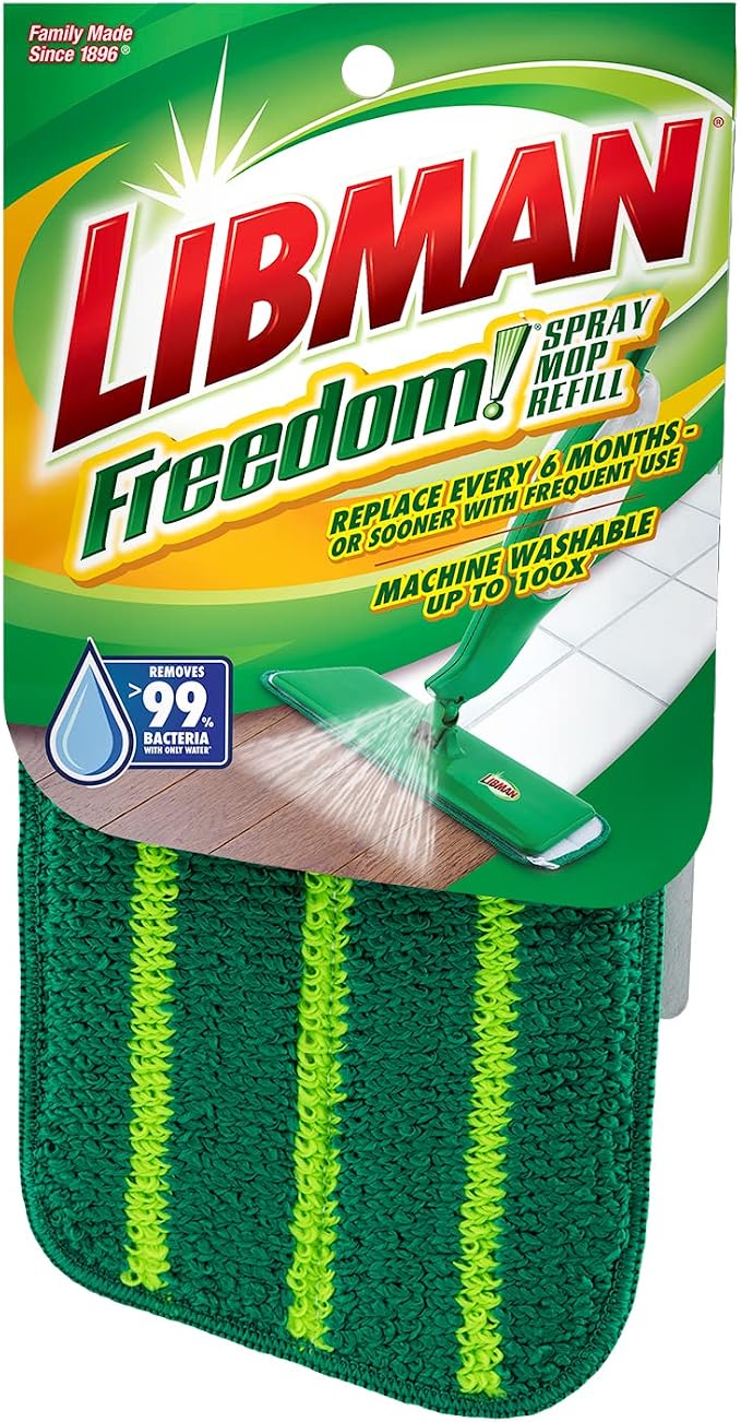 Libman Commercial Freedom Spray Mop Refill | Case of 6