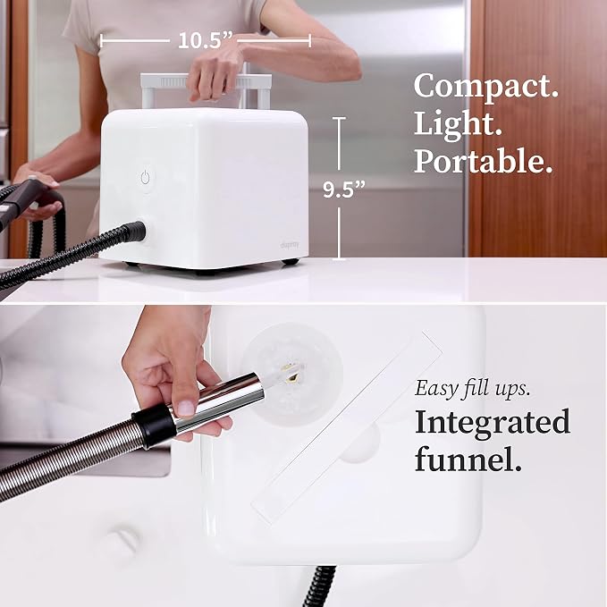 Dupray Neat Steam Cleaner for Home - Essential Pack | Powerful Multipurpose Steamer | Chemical-free cleaning for floor, car, wall, grout & kitchen | Steam mop | 17 Accessories