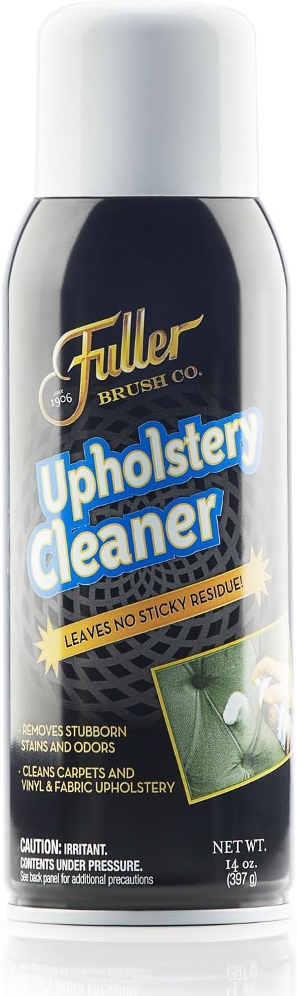 Fuller Brush Upholstery Cleaner – Foaming Multi-Surface Spray for Fabric, Carpet, Vinyl & Car Seats – Removes Stains & Odors Without Residue – Restores & Refreshes – 22 oz (Pack of 1)