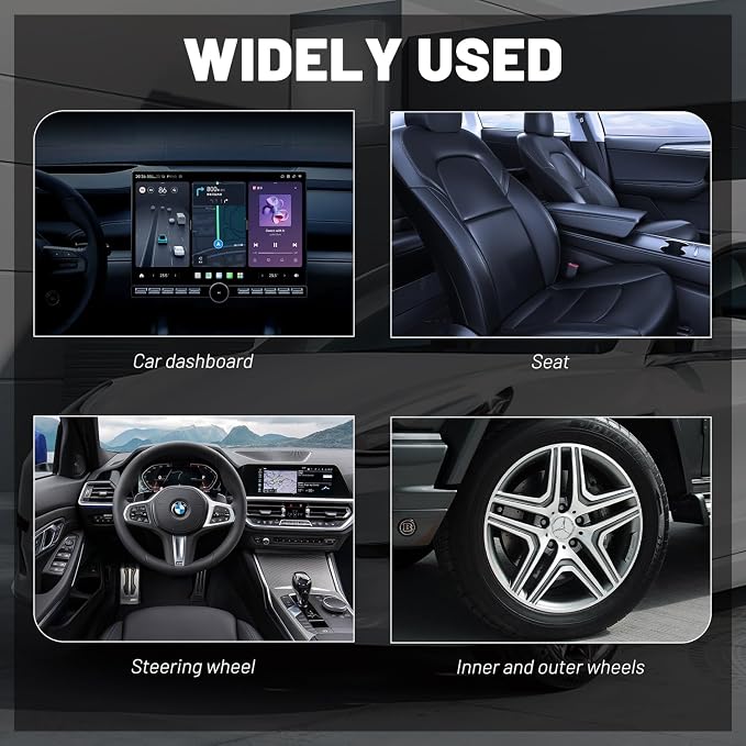 2PCS Plastic Parts Refurbish Agent, Upgrade Car Plastic Parts Refurbish Plastic Parts Crystal Coating, Plastic Coating Trim Restore for Car Plastic Parts(30ML)