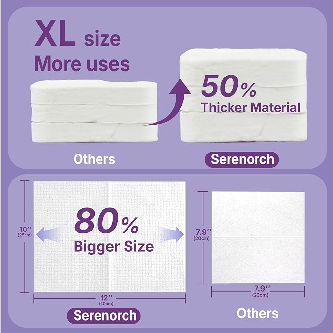 Large Compressed Towel Tablets, 30 Count | XL 10x12 Disposable Face Towels for Travel and Camping, Individually Wrapped Magic Wipes for Hiking, Gym, Sensitive Skin