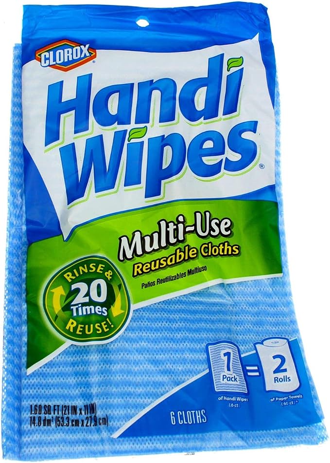HANDI WIPES CLOROX 6CT (Pkg of 10)