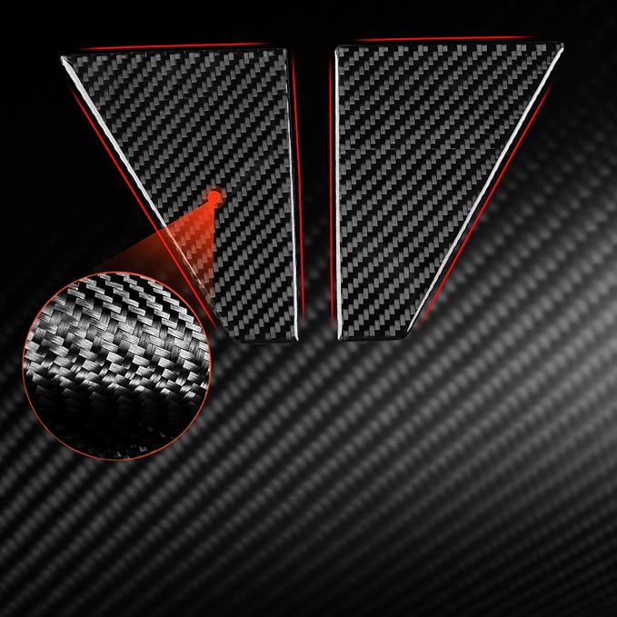 Carbon Fiber Center Console Stickers Fit for Audi A3 8Y S3 2021-2025 | Trim Center Console Navigation Display Side | Accessories | Anti-scratch