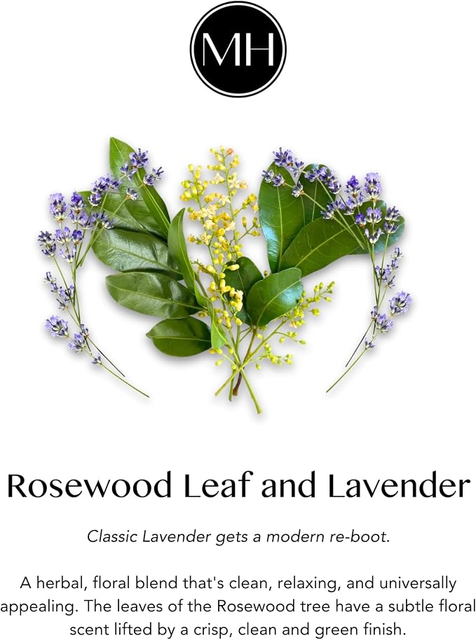Murchison-Hume Luxury Room & Linen Spray – Rosewood Leaf & Lavender | Eco-Conscious, Plant-Based Fabric Mist & Air Freshener | Long-Lasting Scent, 10 fl oz