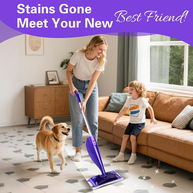 Mop Pads Refills Compatible with WetJet Mop, Disposable Mop Pads for Hardwood Floors, Tile, Laminate & Multi-Surface Cleaning, 200 Pack