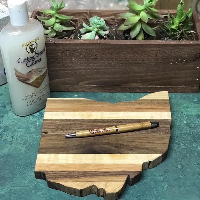 Howard Products CBC012 Wood Cutting Board Cleaner, Wood Cleaner for Wooden Cutting Boards, 12 oz