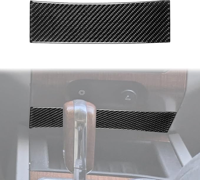 Fit for Ford Expedition 2007-2014 Carbon Fiber Console Sticker | for 2007 2008 2009 2010 2011 2012 2013 2014 | Center Console Power Outlet Panel Trim | Accessories | Thick Overlay