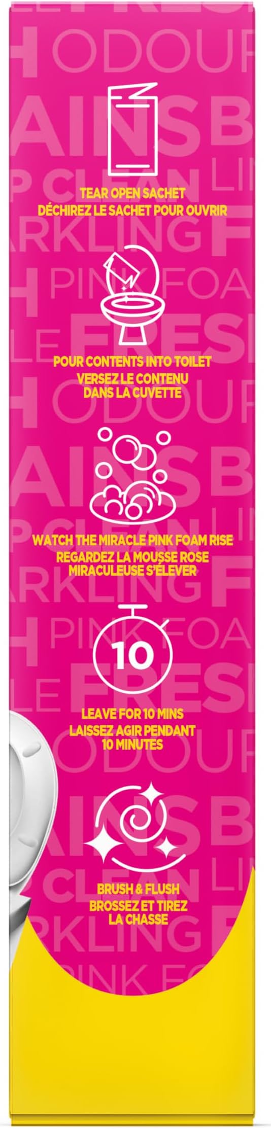 Stardrops - The Pink Stuff - The Miracle Power Foaming Toilet Cleaner - 2 Treatments - Self Activating Pink Foam Pack of 1 (7 Ounce)