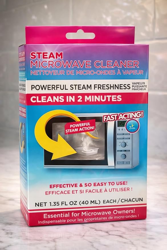 Powerful Steam Freshness, Easy Use, Time Saving Kitchen Cleaning Solution 2 Pack