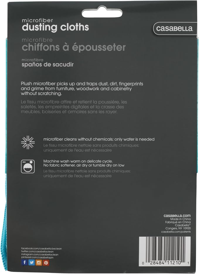 Casabella Microfiber 12" x 14"
