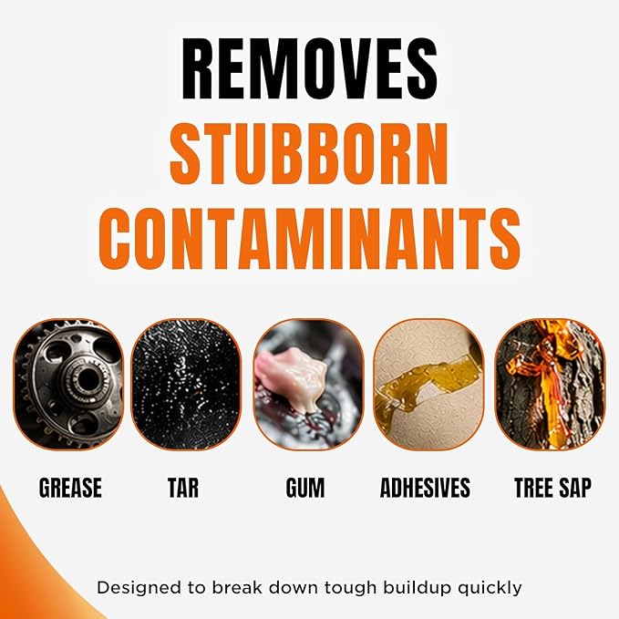 3D Orange Degreaser – Citrus-Based Car Cleaner for Oil, Grease, Grime & Adhesives – Water-Based, Non-Corrosive, Eco-Friendly, Interior & Exterior Use - 1 Gallon