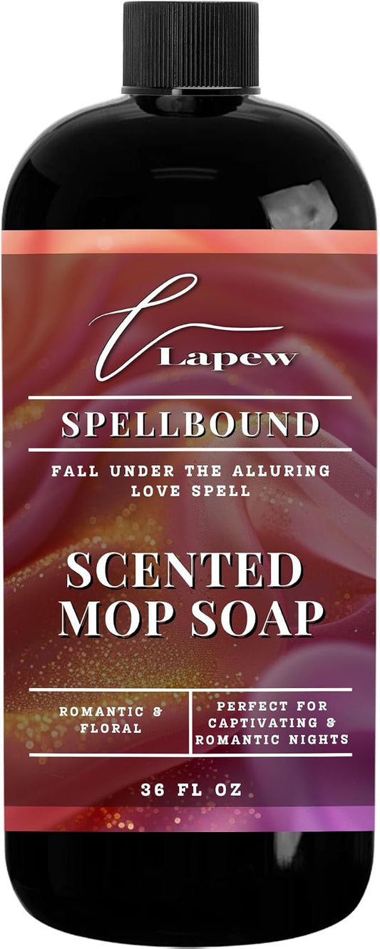 Lapew Spellbound Scented Mop Soap - Luxury Floor Cleaner Concentrate for Mopping Tile, Laminate, Vinyl & Hardwood | Streak-Free, Low-Foam | 36 oz