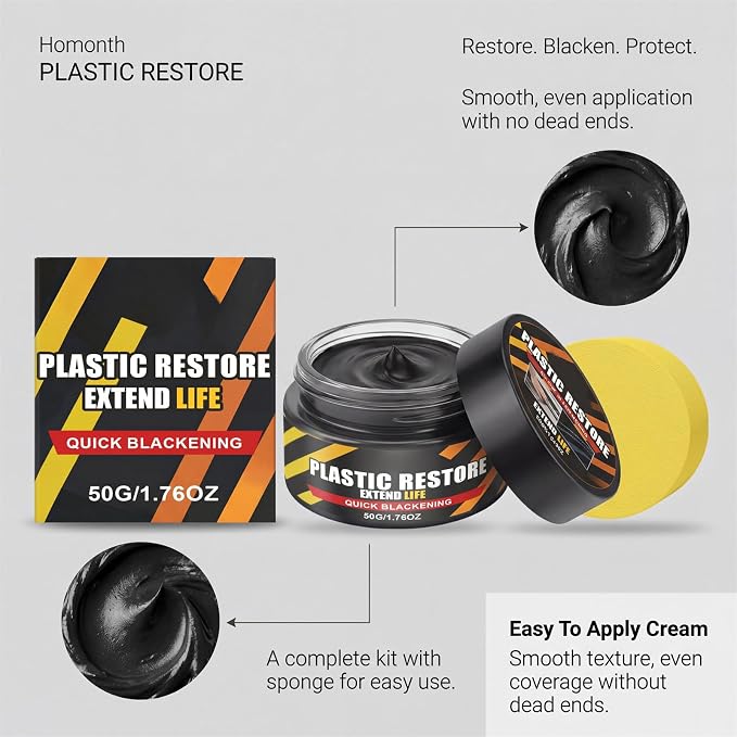 Lasting Polish 50G Restores Shines to Vehicle Dashboards Seat and Trim Prevents Cracking and Discoloration Auto Interior Recover