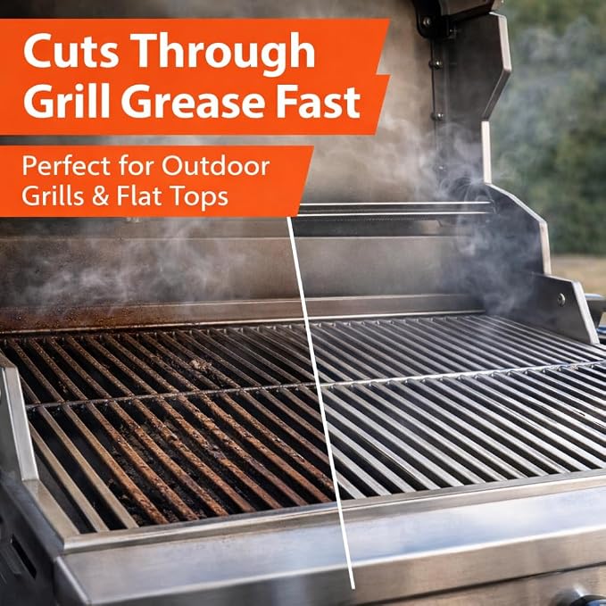 Diversey Break-Up Oven & Grill Cleaner, Aerosol Spray, 19 oz, 6 Pack | Heavy Duty Degreasing, Baked On Grease Removal, Ovens and Grills, Vent Hoods and Flat Tops