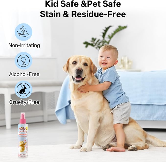 Fabric Freshener Spray, Odor Eliminator & Long Lasting Linen Spray | Alcohol-Free, Safe for Kids & Pets | Refreshes Clothes, Couch, Bedding & Soft Furnishings | Travel Size 5.07 fl oz, Pack of 3