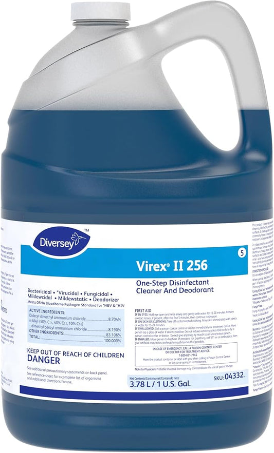 VIREX Diversey II 256 Disinfectant Cleaner Concentrate, 1 gal
