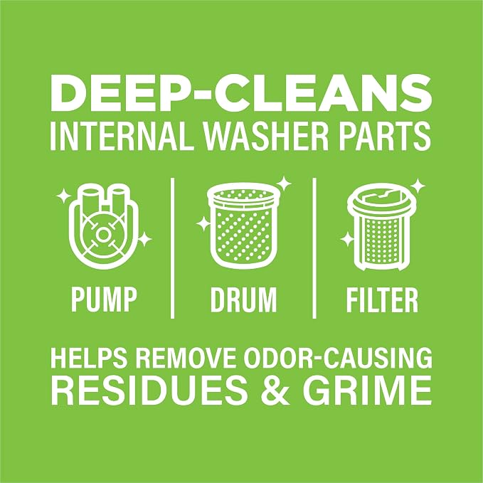 Affresh Washing Machine Cleaner, Dishwasher Cleaner And Garbage Disposal Cleaner, Includes 6 Month Supply, 18 Tablet Set