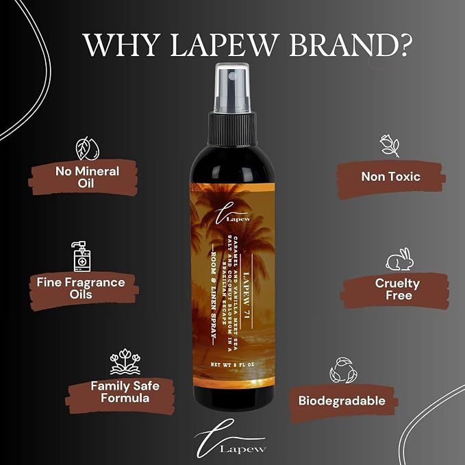 Lapew Room & Linen Spray | Fragrance Mist for Home, Car & Office | Fabric & Air Freshener | Neutralizing Mist | Made in USA | Lapew 71