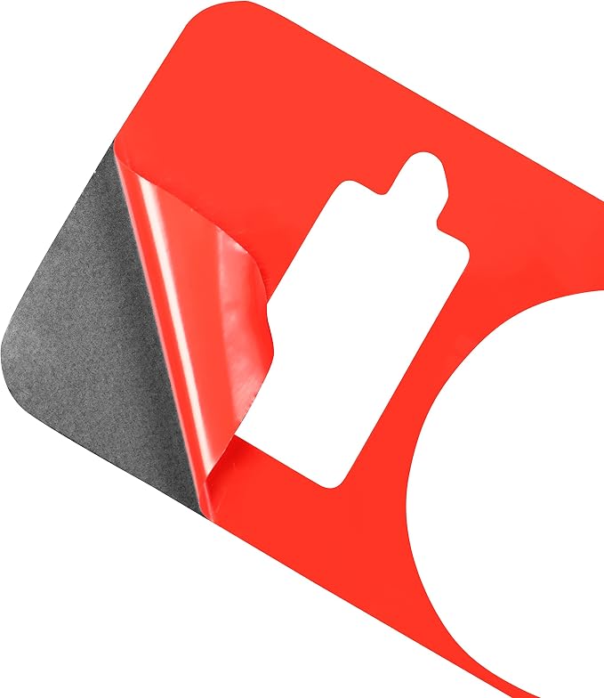 Red Real Carbon Fiber Trim for Ford Mustang Accessories | for GT Shelby 2005 2006 2007 2008 2009 Headlight Switch Button Cover Interior Thick Overlay Decal