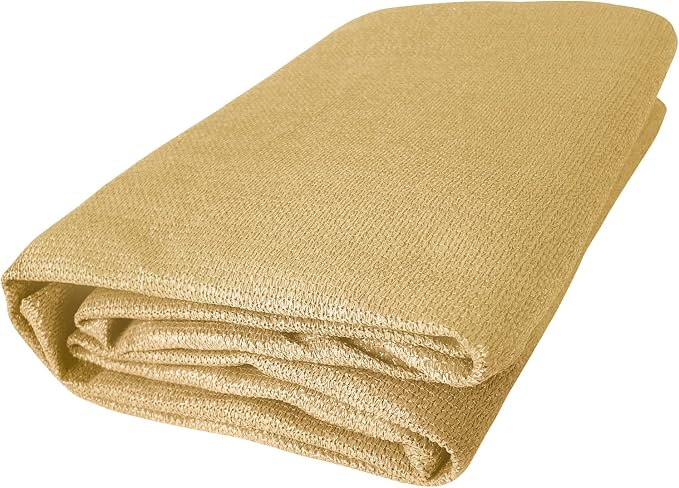 LOVE STORY 3' x 10' Balcony Privacy Screen Cover for Apartment, Sand | HDPE Fabric, 95% UV Block, Fence Cover for Patio Deck, Railing Screen for Porch, Privacy Protective, Custom Size Available