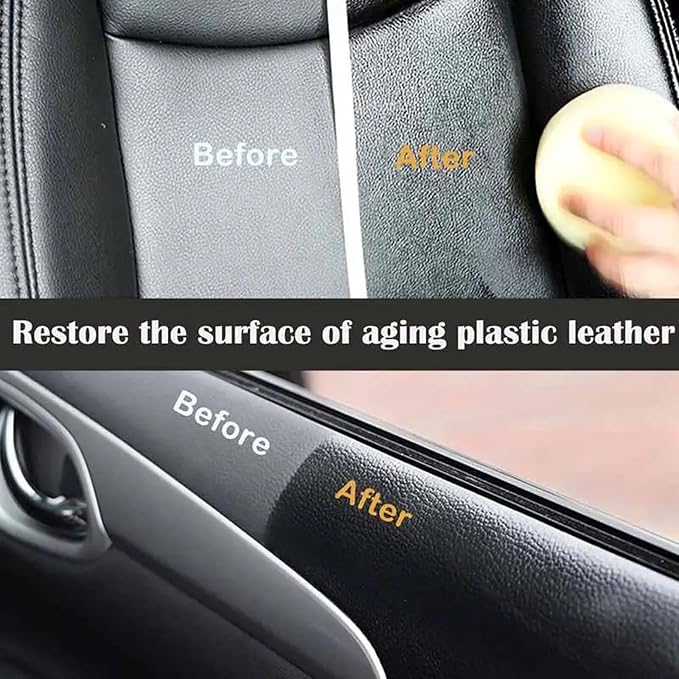 Vehicle Restoration Waxes Refinishing Agent for Dashboards Wheel Trim Sofa Upholstery Long Lasting Finish 400g Dashboard Polish Waxes
